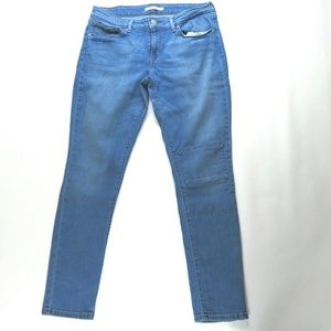 LEVI'S 711 Skinny Patched Jeans